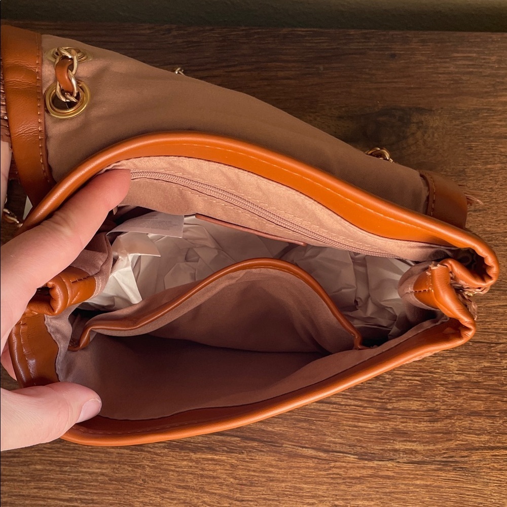 Nicole Miller New York brown crossbody purse - Picture 4 of 5